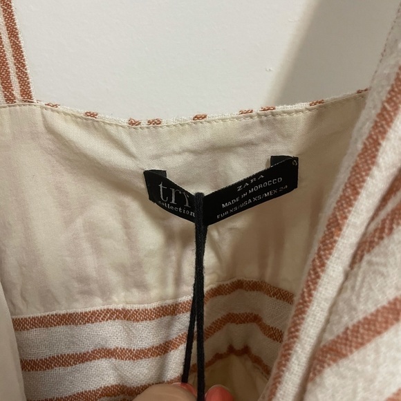 𝅺zara TRF Collection Striped Mini Dress - Picture 7 of 16